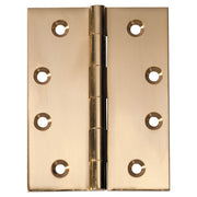 Fixed Pin H100xW75xT3mm, Unlacquered Polished Brass