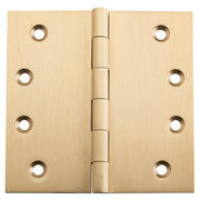 Fixed Pin H100xW100xT3mm, Unlacquered Satin Brass
