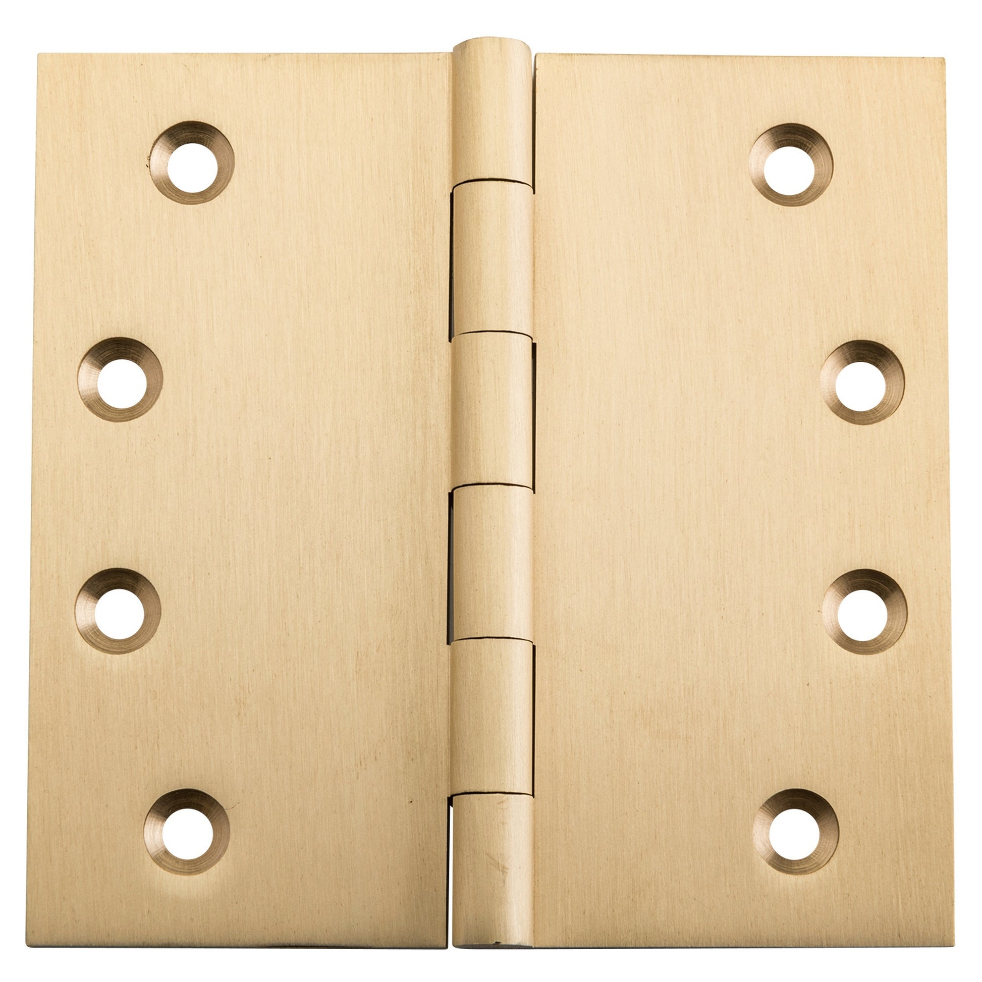 Fixed Pin H100xW100xT3mm, Unlacquered Satin Brass