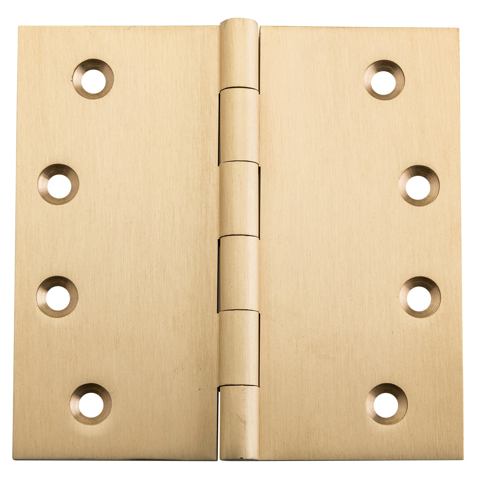 Fixed Pin H100xW100xT3mm, Unlacquered Satin Brass