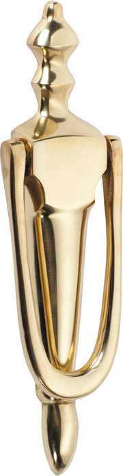 Small Victorian Door Knocker Unlacquered Polished Brass