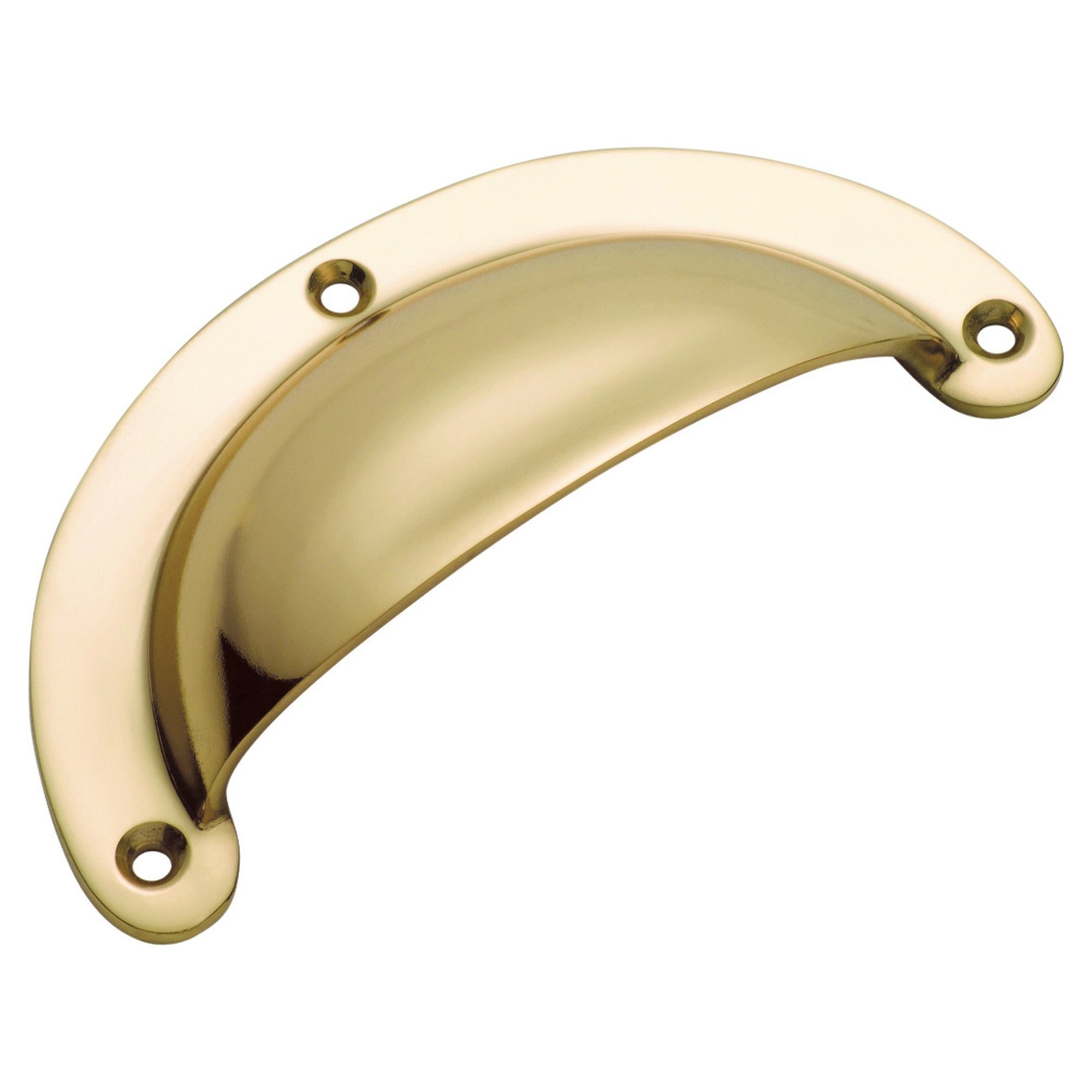 Drawer Pull Classic Large Unlacquered, Polished Brass