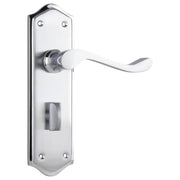 Henley Privacy Lever Set, Satin Chrome Nickel