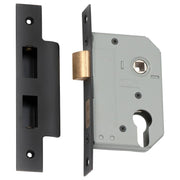 New 5 Euro Lever Lock (46mm Backset), Atq Copper