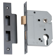 5 Euro Lever Lock (57mm Backset), Antique Copper