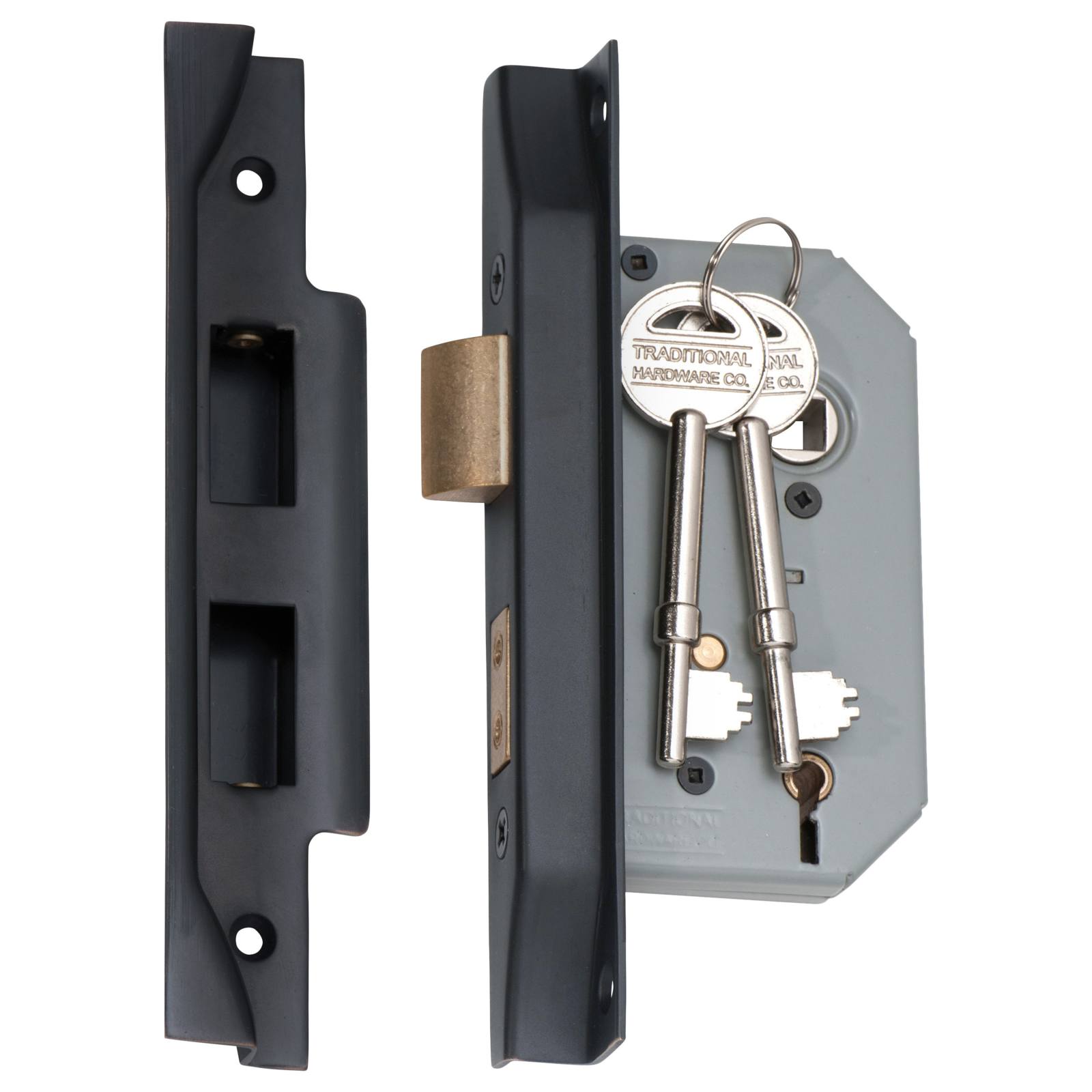 Rebated 5 Lever Mortice Lock (46mm Backset), AC