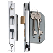Rebated 5 Lever Mortice Lock (46mm Backset), CH