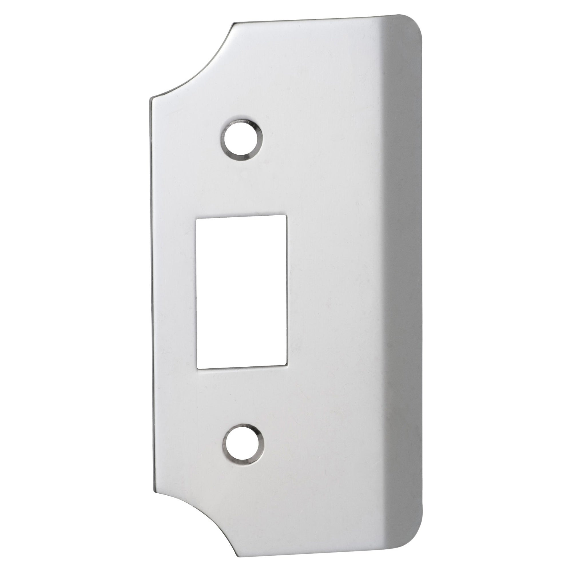 Tube Latch Rebate Kit Extension Plate, Plate, Chrome