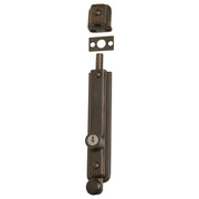 Surface Mounted Locking Door Bolt, Antique Brass