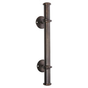 Rounded Pull Handle, Antique Brass