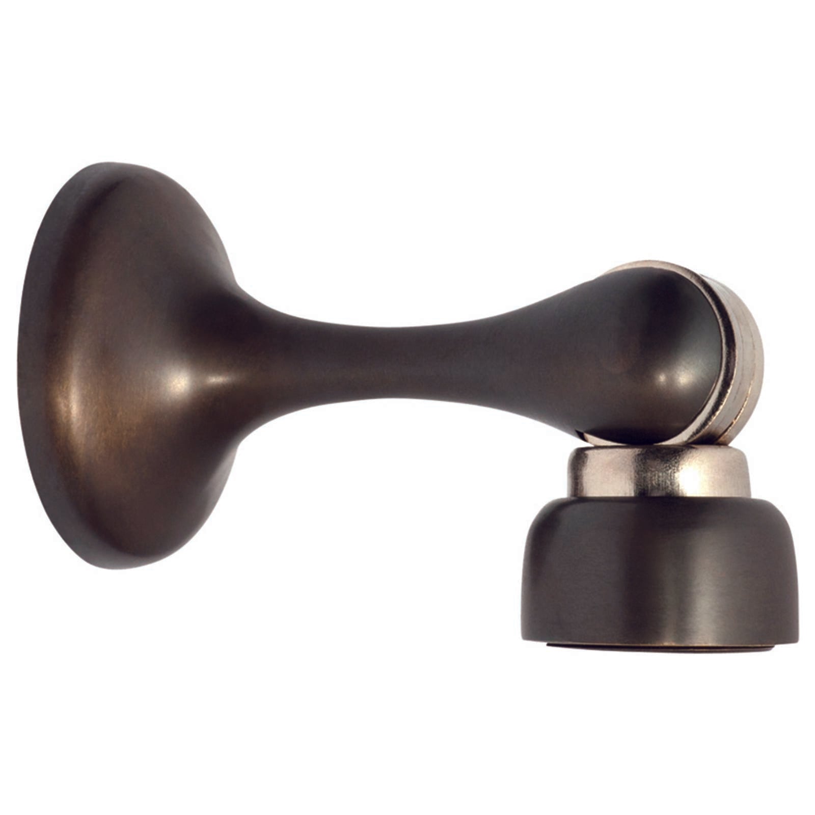 Magnetic Door Stop, Antique Brass