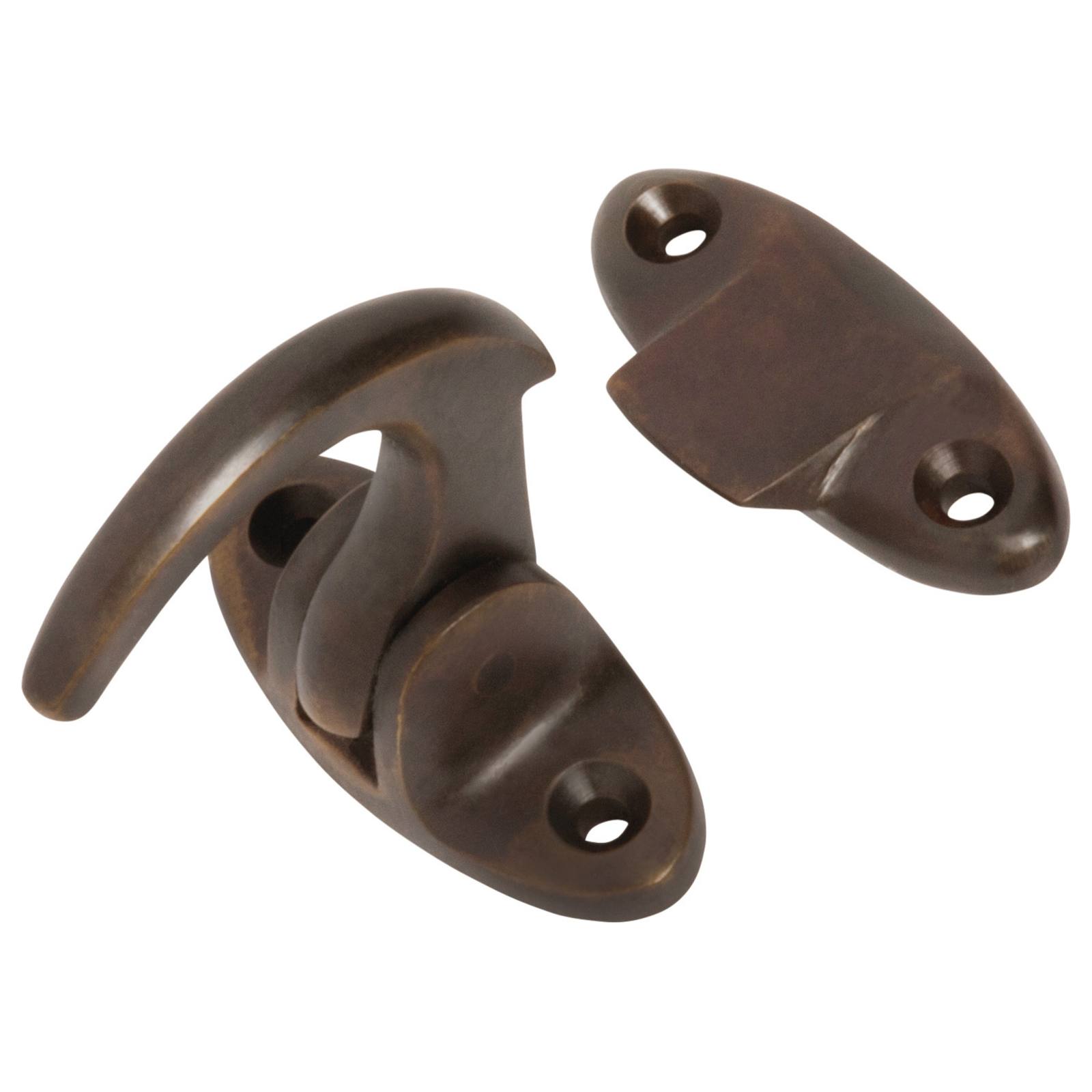 Window Spur Catch, Antique Brass