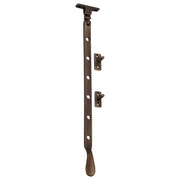 Squared Sill Mount Casement Stay, Antique Brass