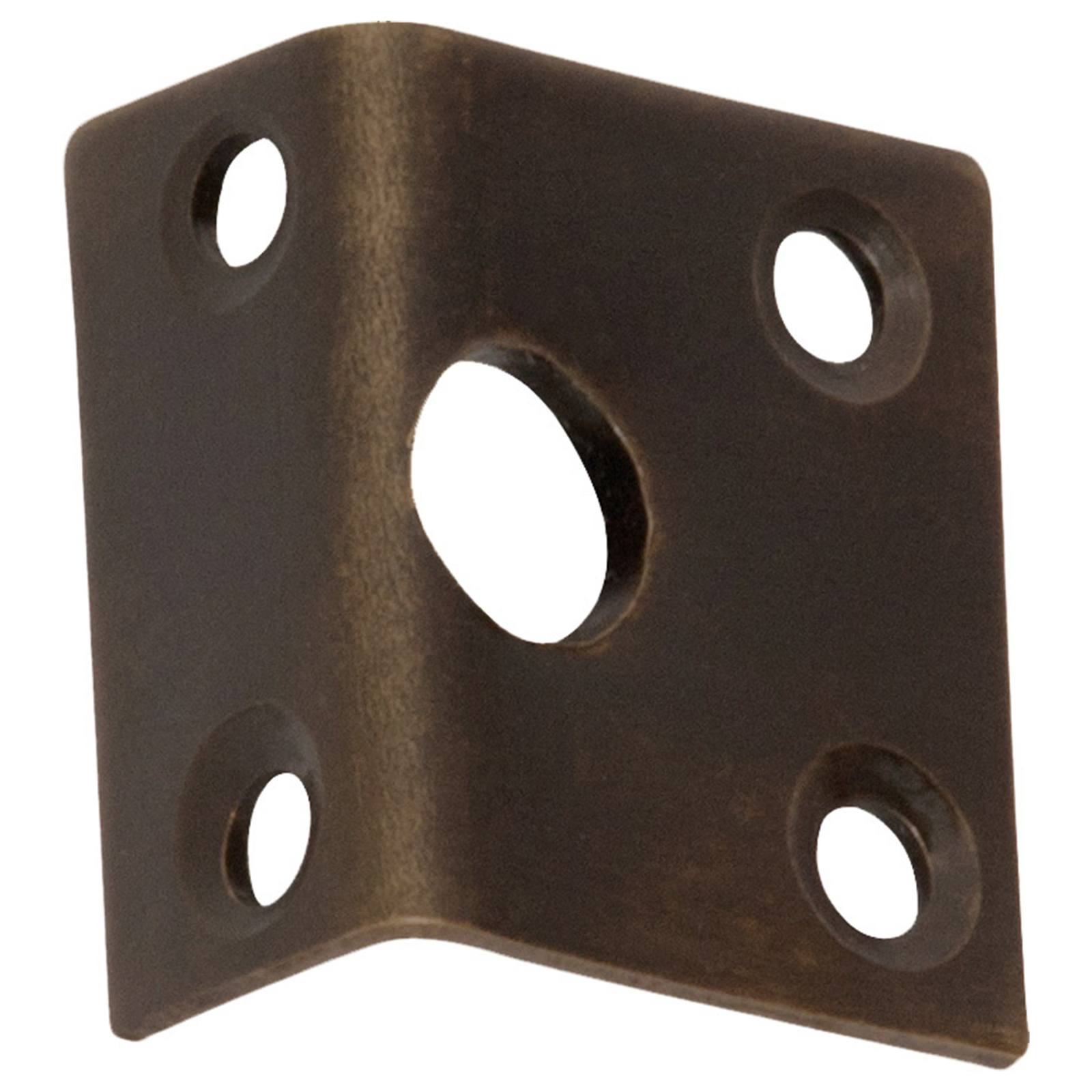Right Angle Keeper to Suit 7.5mm Bolt, Atq Brass