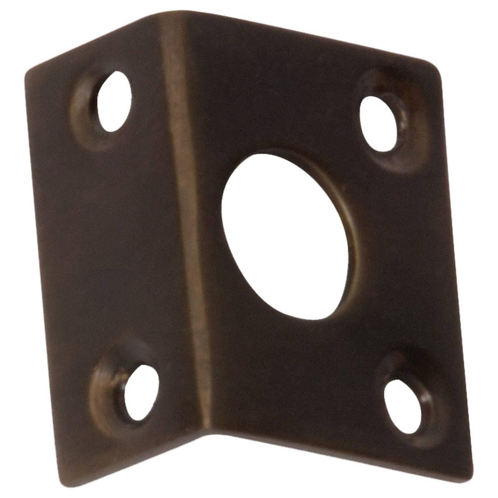 Right Angle Keeper to Suit 9mm Bolt, Atq Brass