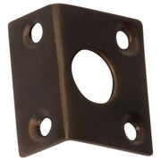 Right Angle Keeper to Suit 9mm Bolt, Atq Brass