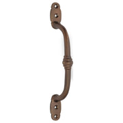18cm Plain Offset Pull Handle, Antique Brass