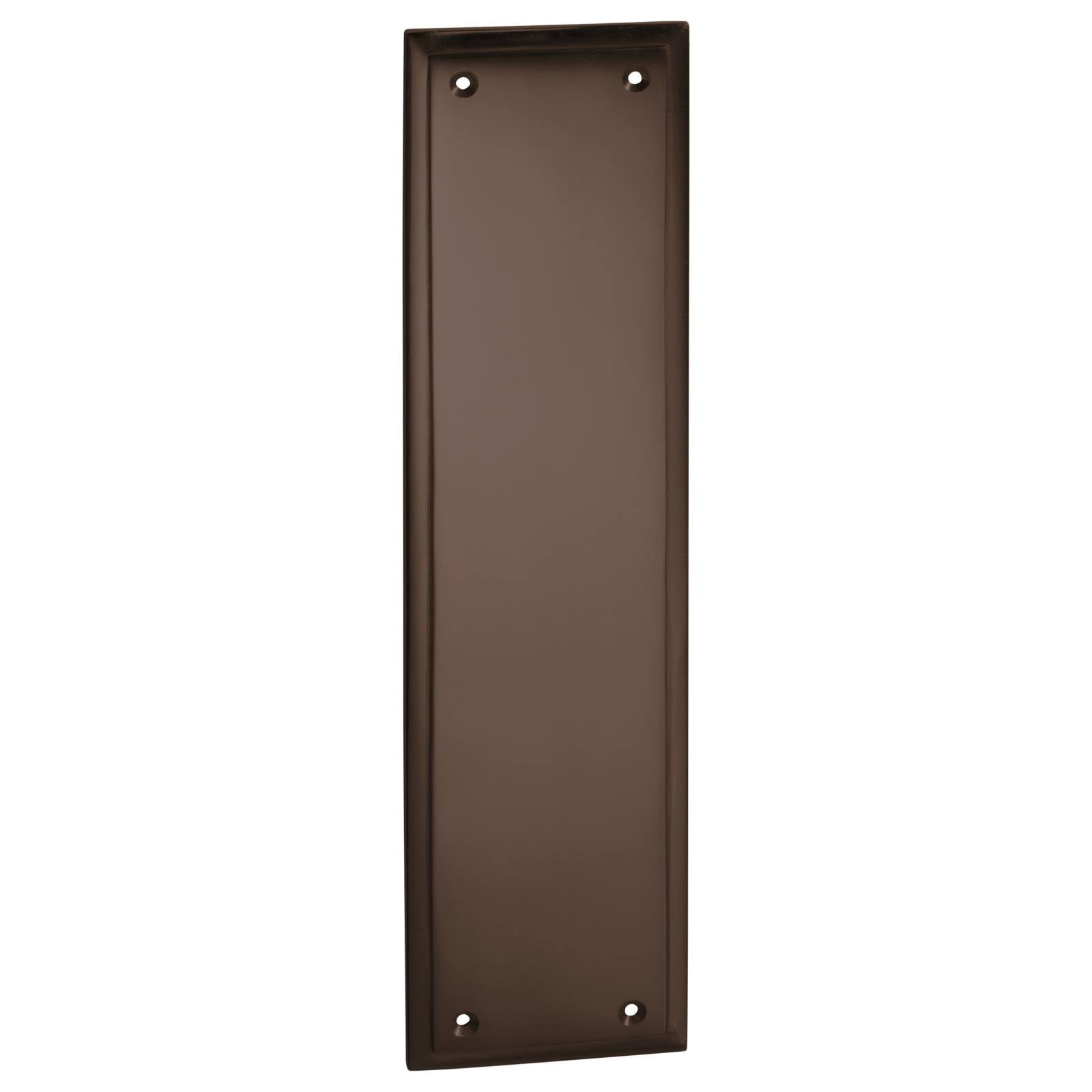 Milton Finger/Push Plate, Antique Brass