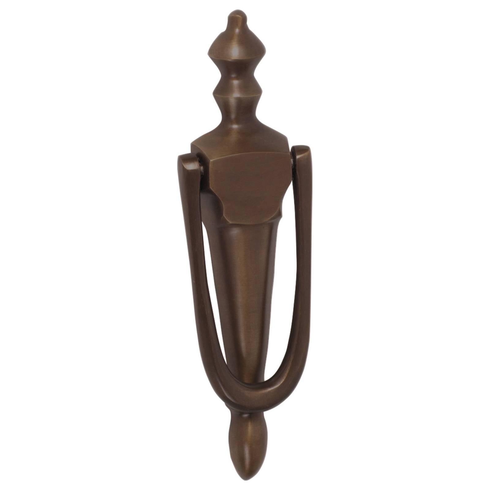 Small Victorian Door Knocker, Antique Brass