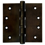 10x10cm Ball Bearing Hinge, Antique Brass