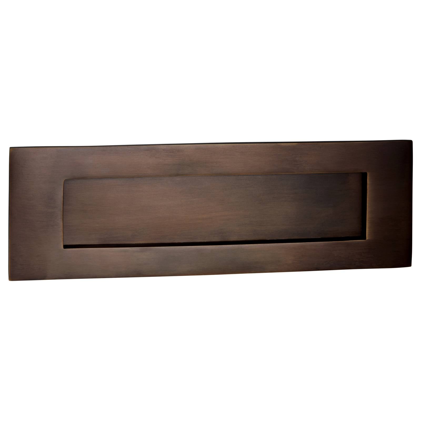 Spring-Loaded Letter Plate, Antique Brass