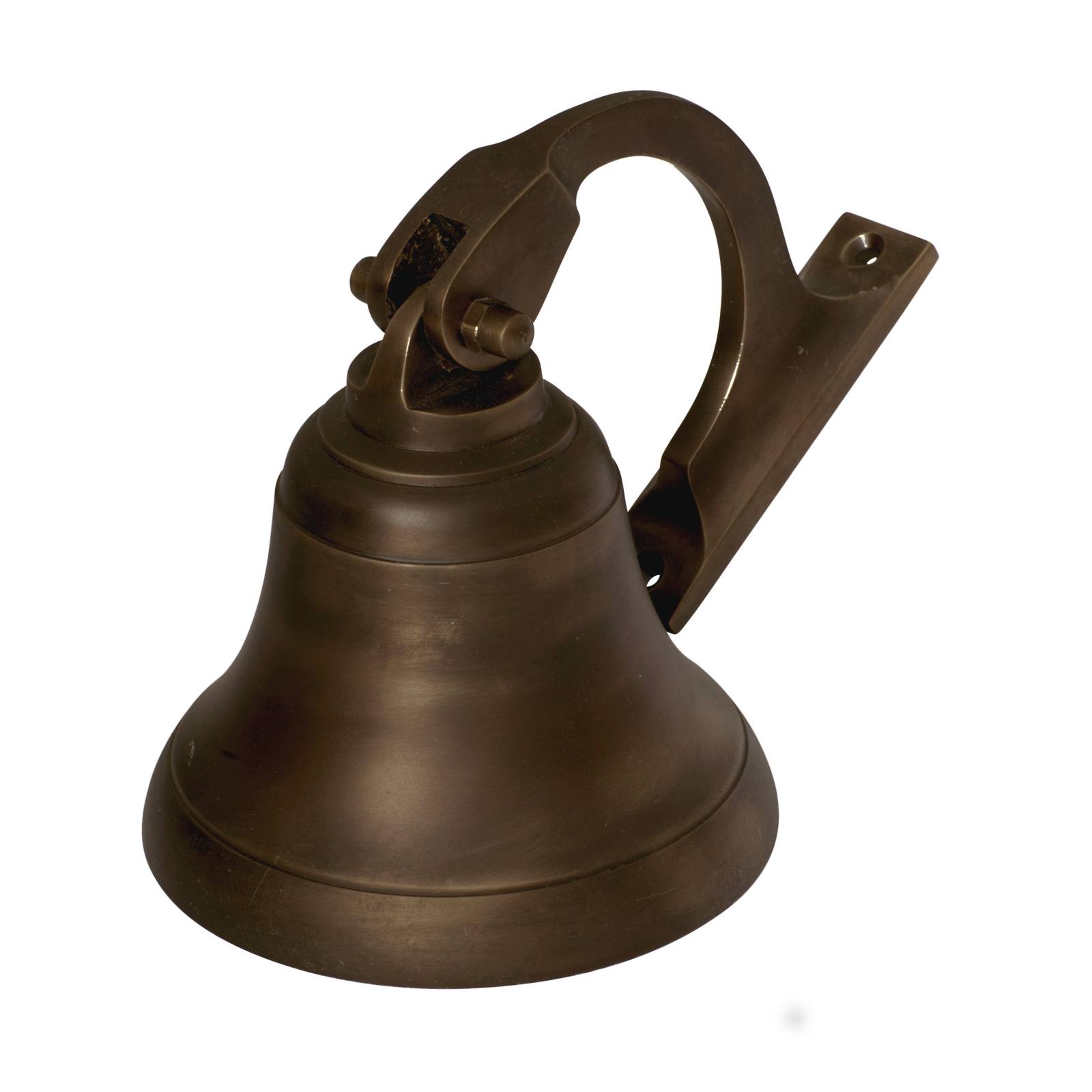 Small Ships Bell, Antique Brass