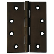 7.5x10cm Fixed Pin Hinge, Antique Brass