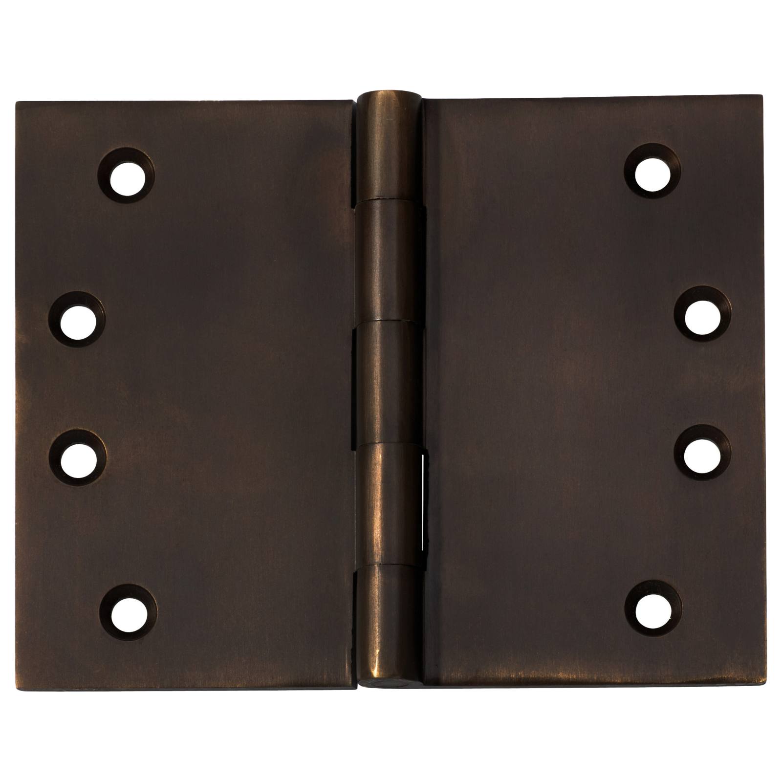 12.5x10cm Broad Butt Hinge, Antique Brass