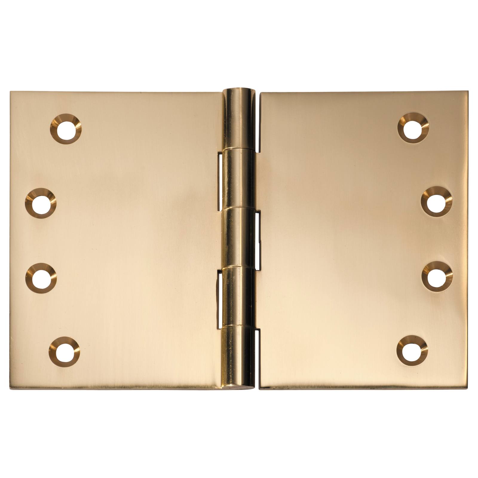 15x10cm Broad Butt Hinge, Polished Brass