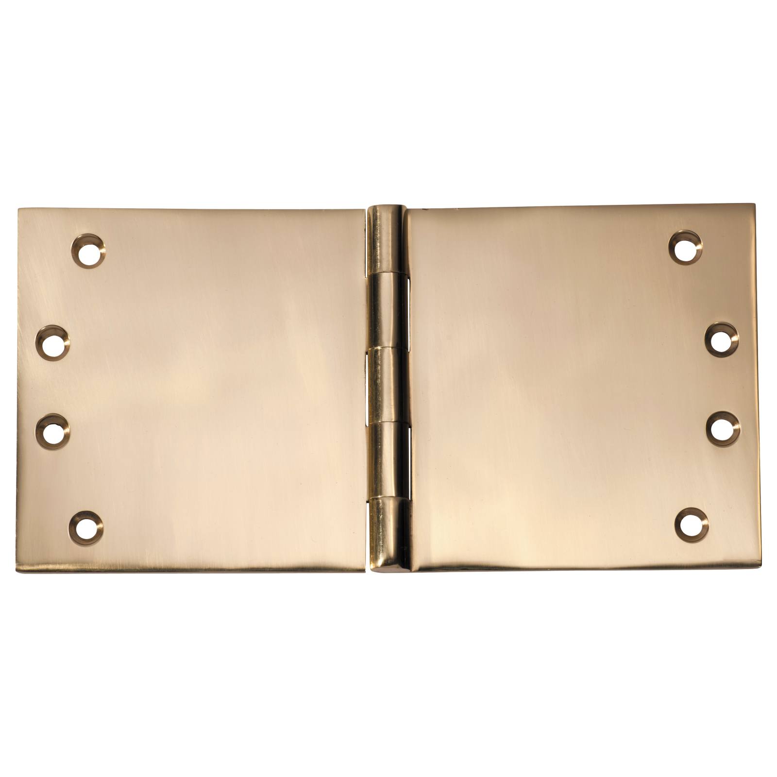 20x10cm Broad Butt Hinge, Polished Brass