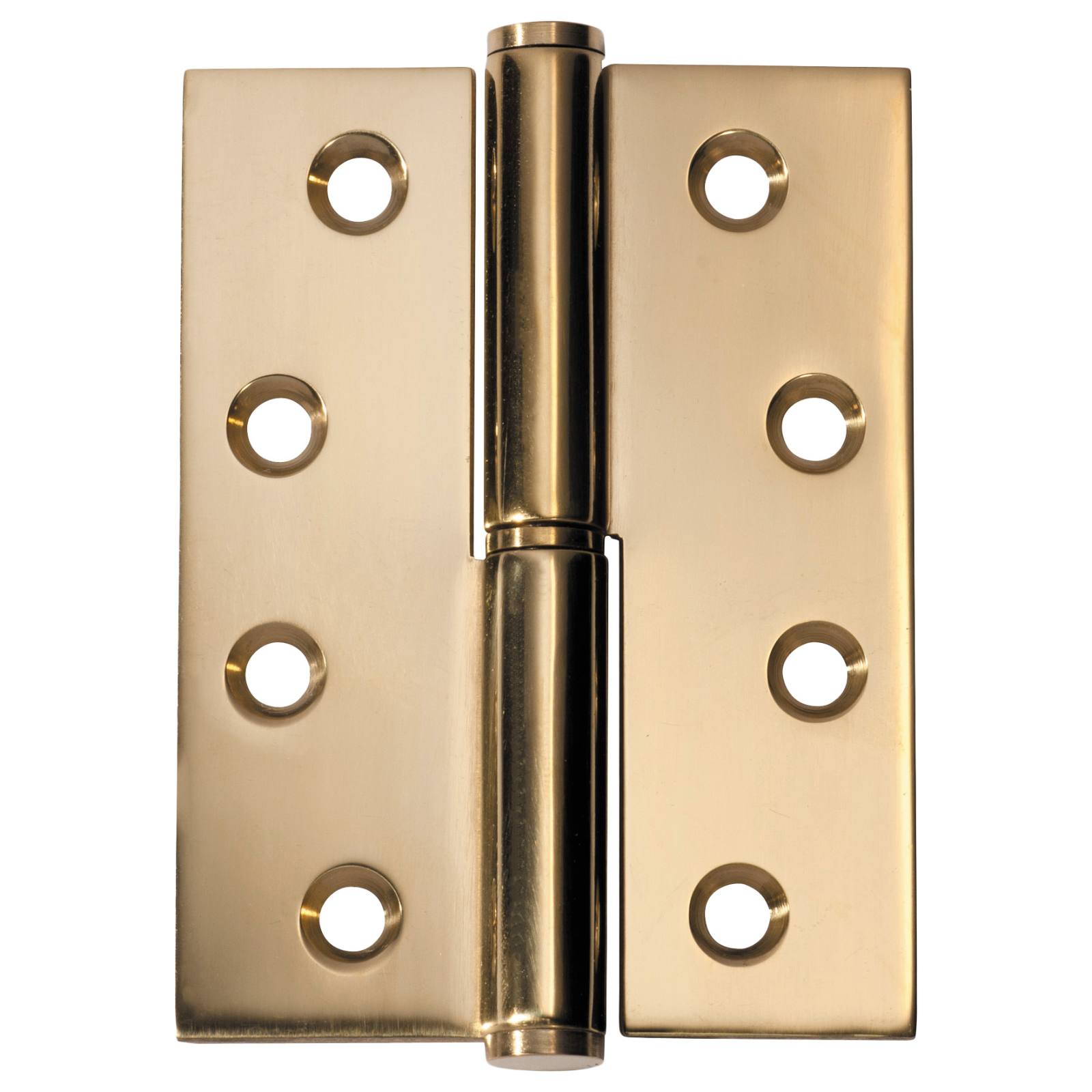 Lift Off Hinge (Right Hand), Polished Brass