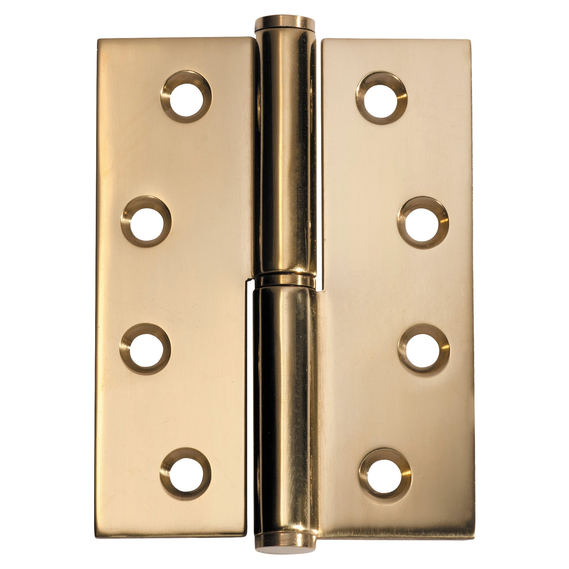 Lift Off Hinge (Left Hand), Polished Brass