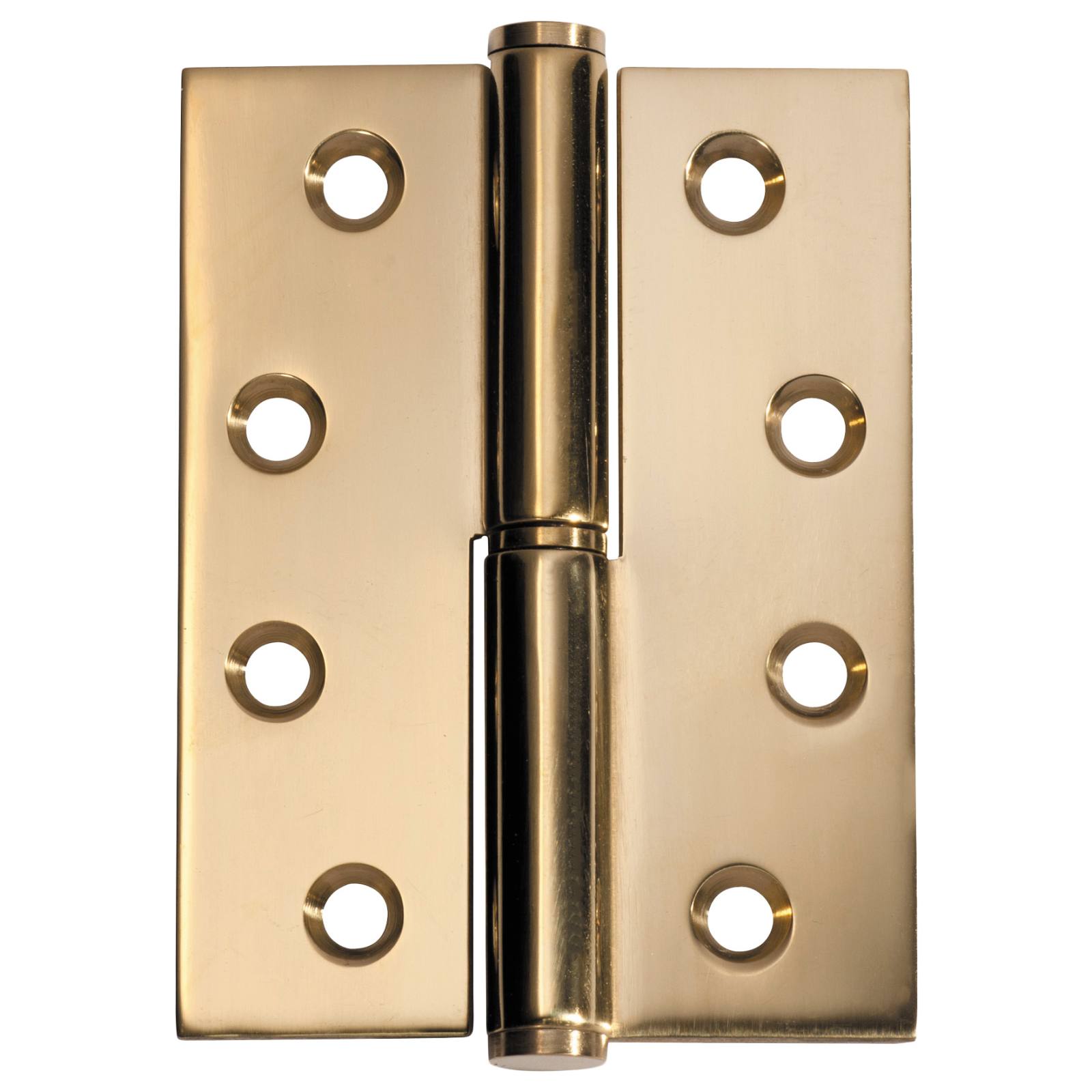 Lift Off Hinge (Left Hand), Polished Brass