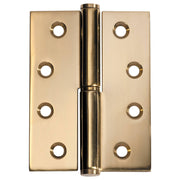 Lift Off Hinge (Left Hand), Polished Brass
