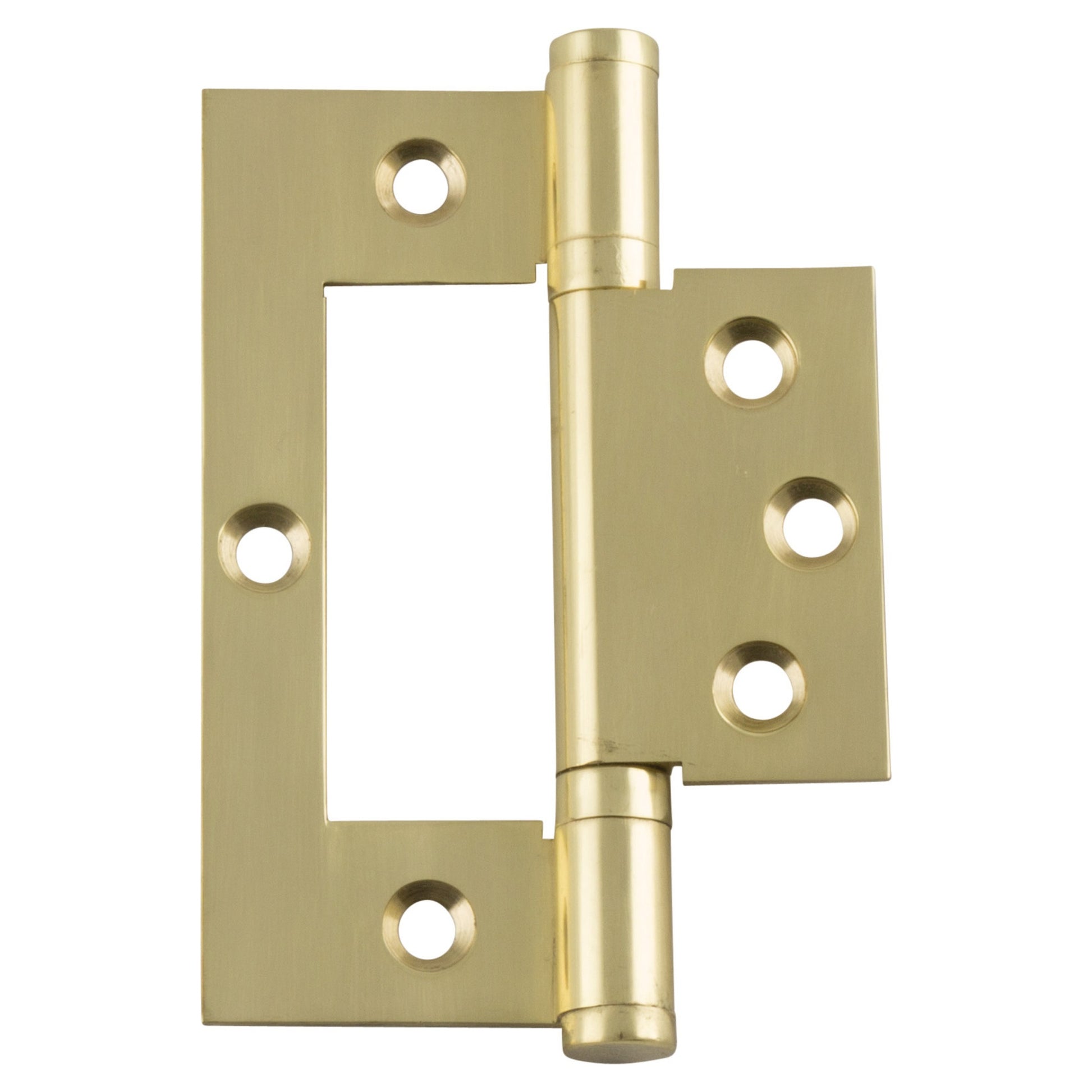 4.9x10cm Hirline Hinge, Polished Brass