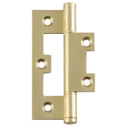 3.5x8.9cm Hirline Hinge, Polished Brass