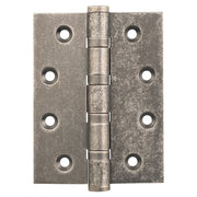 Tradco 7.5x10cm Ball Bearing Hinge, Rumbled Nickel