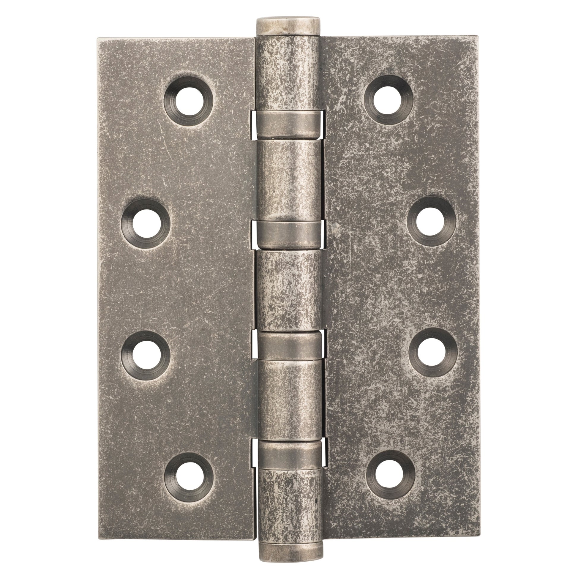 Tradco 7.5x10cm Ball Bearing Hinge, Rumbled Nickel