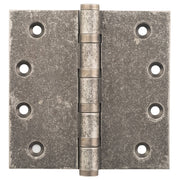 10x10cm Ball Bearing Hinge, Rumbled Nickel