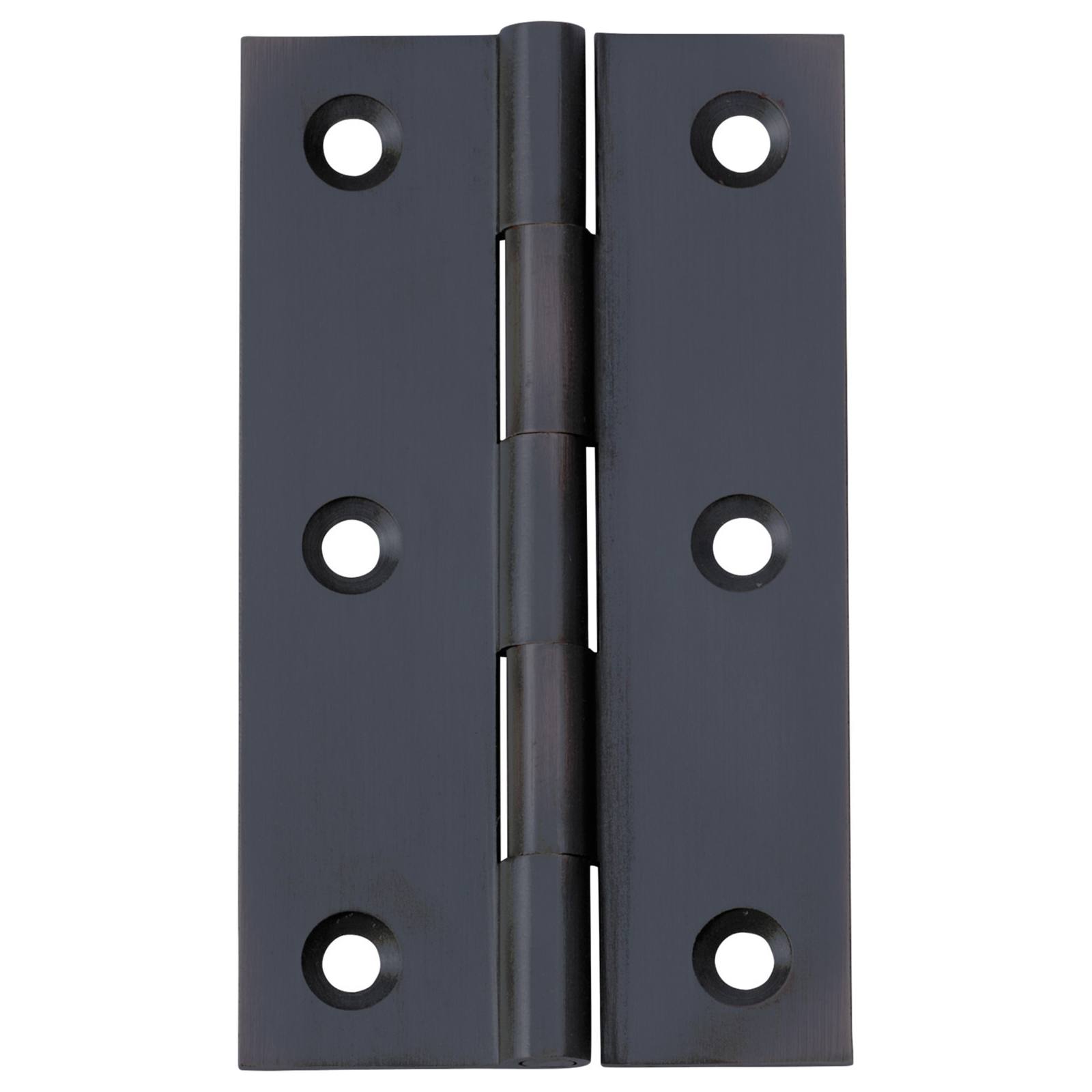 5x8.9cm Fixed Pin Hinge, Antique Copper