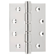 7.5x10cm Ball Bearing Hinge, Polished Nickel