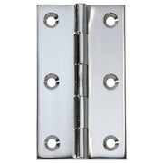 5x8.9cm Fixed Pin Hinge, Chrome
