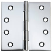 10x10cm Fixed Pin Hinge, Chrome