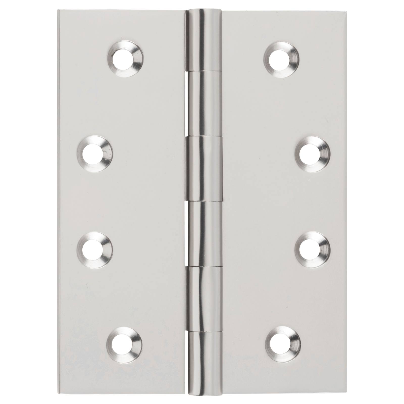 7.5x10cm Fixed Pin Hinge, Satin Nickel