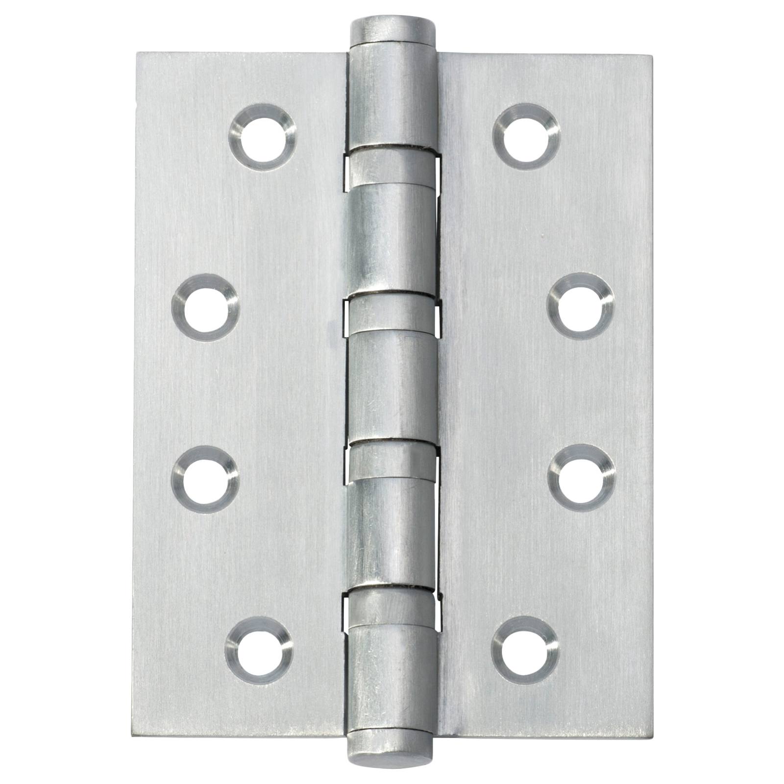 7.5x10cm Ball Bearing Hinge, Satin Chrome