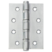 7.5x10cm Ball Bearing Hinge, Satin Chrome