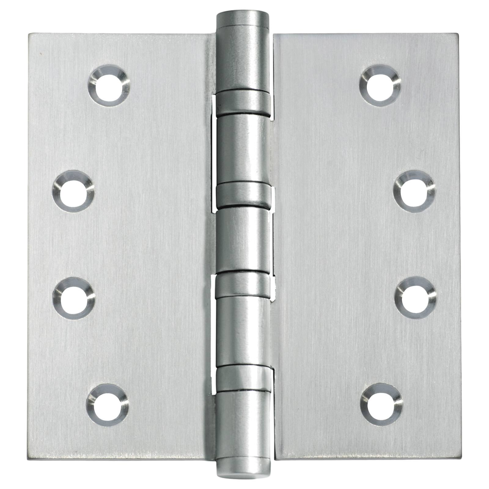 10x10cm Ball Bearing Hinge, Satin Chrome