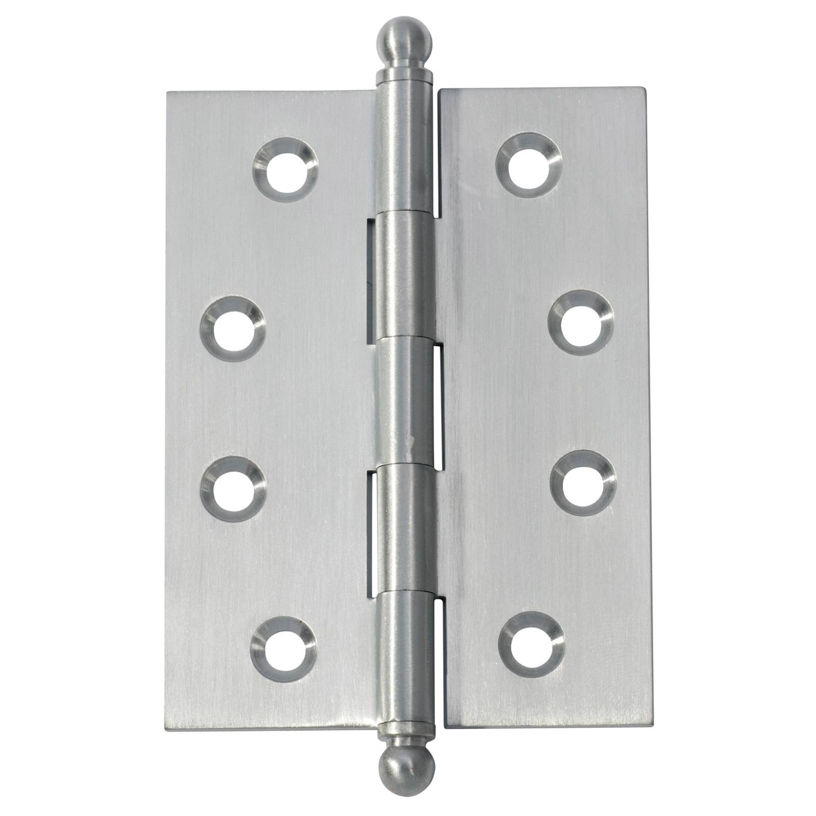 7.5x10cm Loose Pin Hinge, Satin Chrome