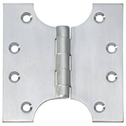 10x10cm Parliament Hinge, Satin Chrome