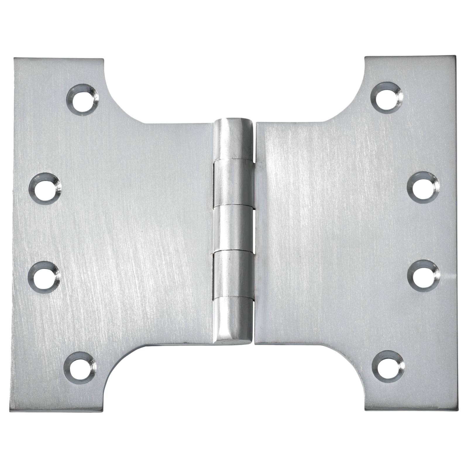 12.5x10xcm Parliament Hinge, Satin Chrome